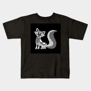 dark kuro fox ecopop Kids T-Shirt